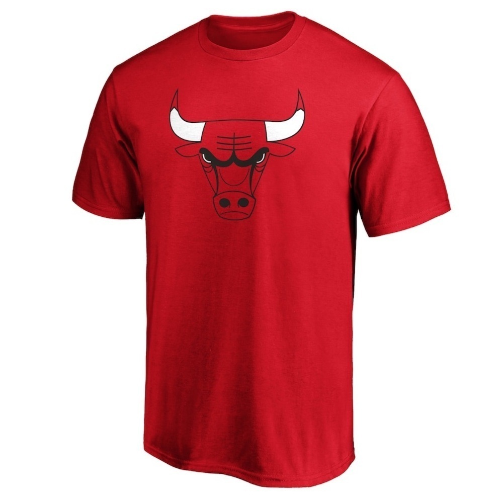 NWOT Chicago Bulls Logo Cotton T-Shirt - Red - Size Large